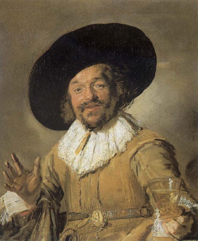 Frans Hals The cheerful drinder Germany oil painting art